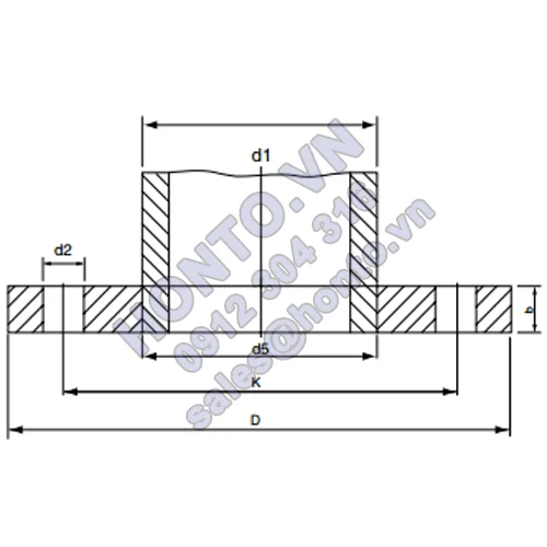 Mat-bich-tieu-chuan-DIN-inox-cong-nghiep-DIN-2753-PN-6-Form-A-60