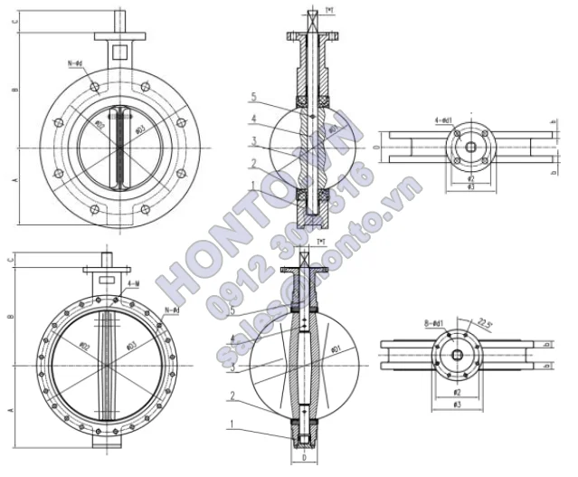 Van-buom-chu-U-noi-bich-PN10-PN16-ban-ve-639x527_0