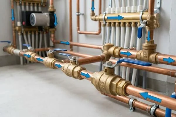 Chiều van khóa nước là gì?