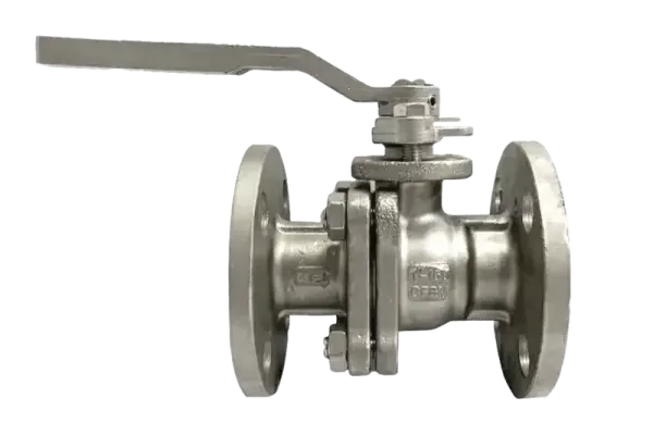Flange end valve