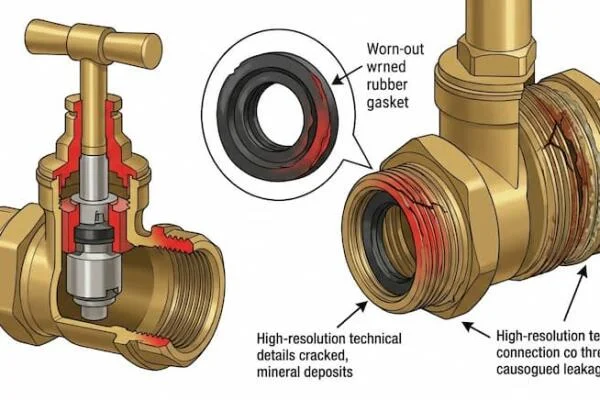 Van khóa nước bị rỉ là gì?