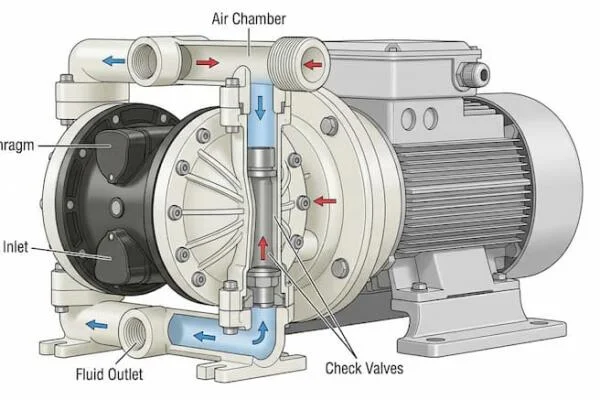 Bơm màng bơm axit là gì?
