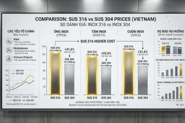 Giá Inox 316 Bao Nhiêu?