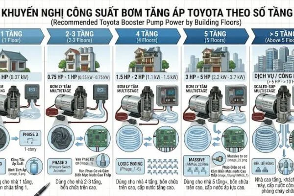 Máy bơm lên tầng cao là gì ?
