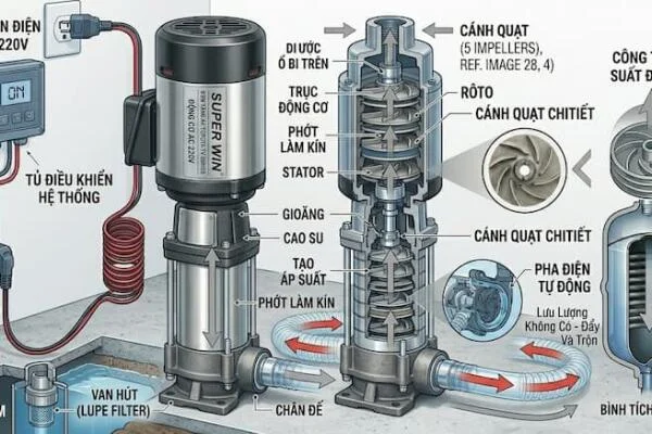 Máy bơm nước bị nóng là gì?