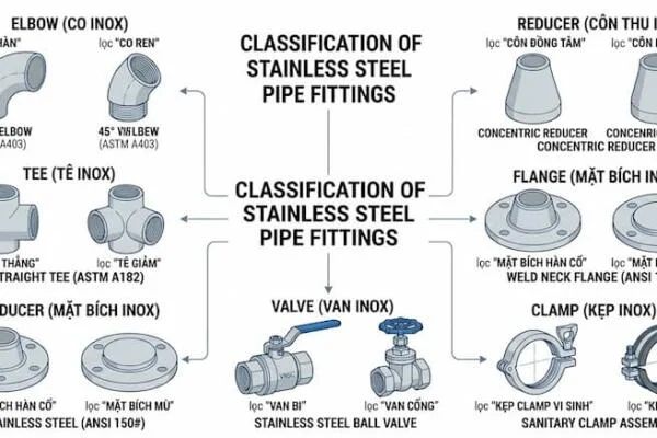 Phụ Kiện Ống Inox Công Nghiệp