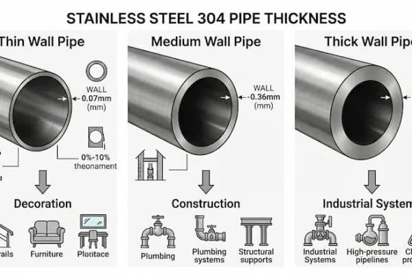 Độ dày ống inox 304 là gì?