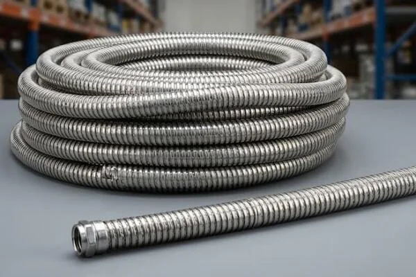 Ống ruột gà lõi thép bọc inox 304 là gì?