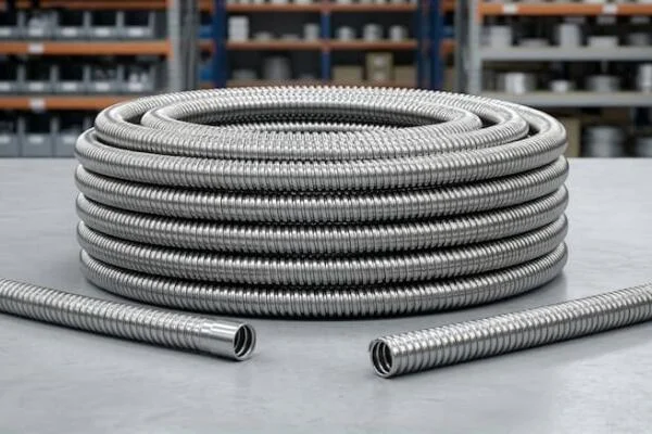 Ống ruột gà lõi thép bọc inox là gì?