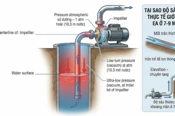 Độ Sâu Hút Của Bơm Là Gì?