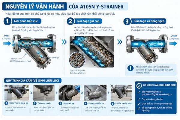 A105N Y Strainer Là Gì?