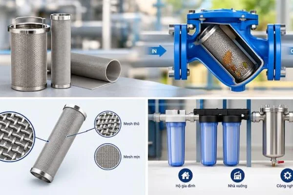 Filter strainer mesh là gì?
