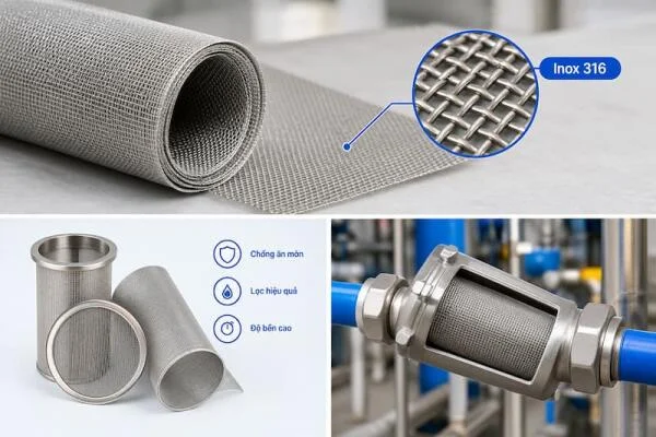 Lưới lọc inox 316 là gì?