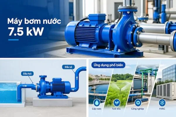 Máy bơm nước 7 5 kW là gì?