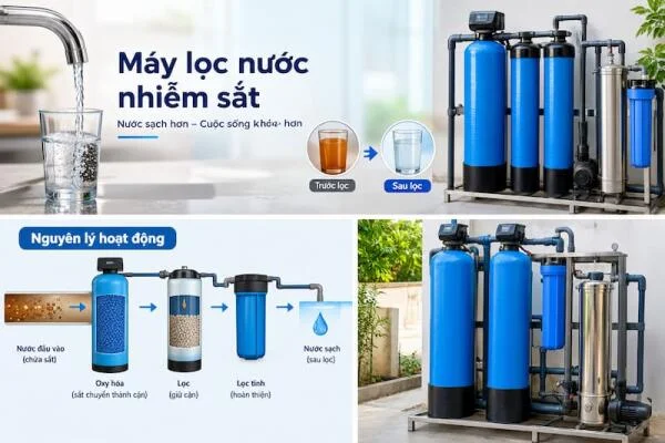 Máy lọc nước nhiễm sắt là gì?