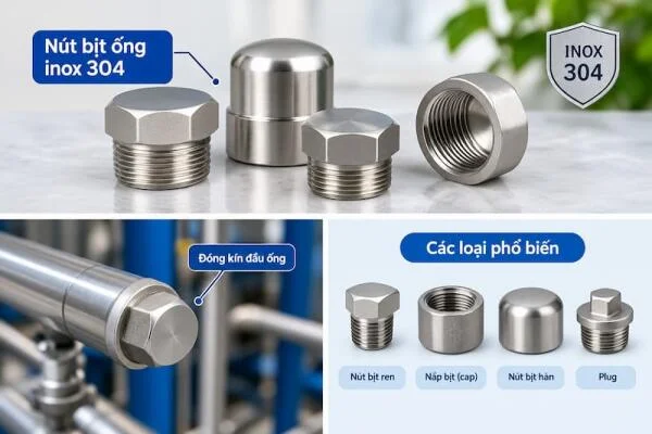 Nút bịt ống inox 304 là gì?