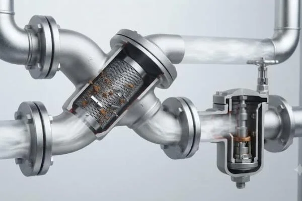 Y strainer steam trap là gì?