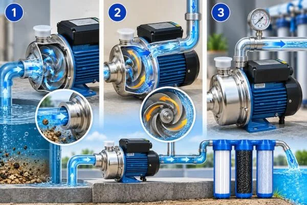 Bơm lọc hoạt động như thế nào? Tìm hiểu nguyên lý bơm và lọc nước