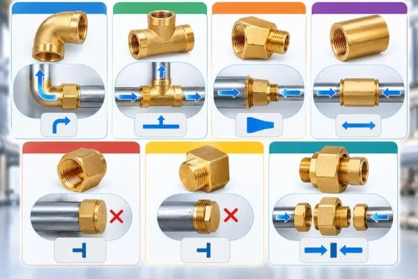 Brass Pipe Fittings Là Gì? Cấu Tạo, Phân Loại Và Ứng Dụng Thực Tế
