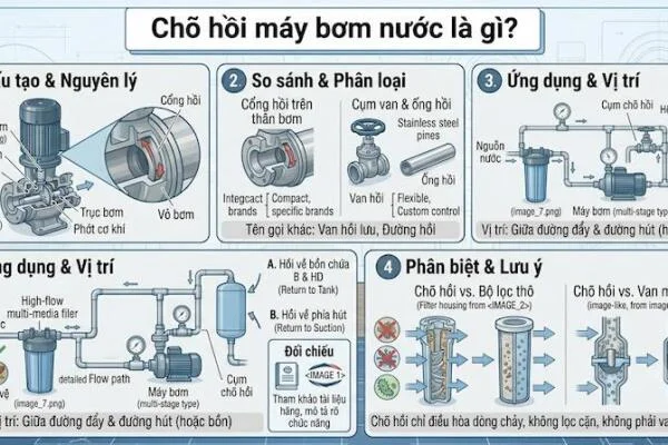chõ hồi máy bơm nước là gì
