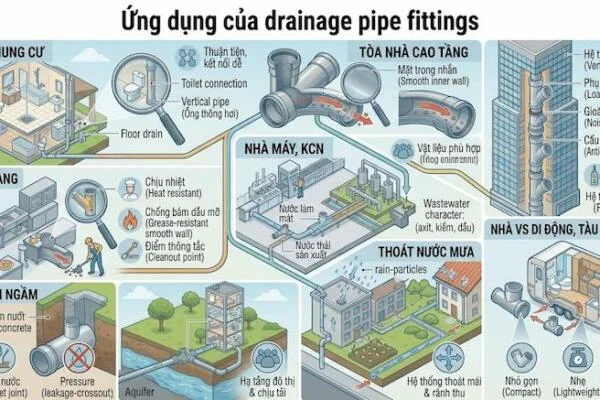 Drainage pipe fittings là gì?