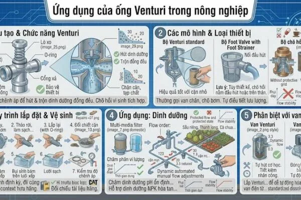 Ứng dụng của ống Venturi