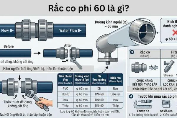 Ứng dụng rắc co Phi 60