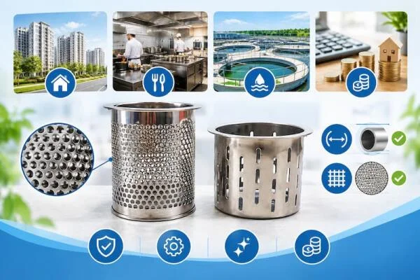 So sánh rọ lọc rác inox 304 và inox 316: Nên chọn loại nào?