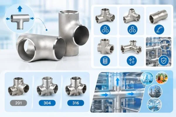 Các loại Stainless Steel T Piece