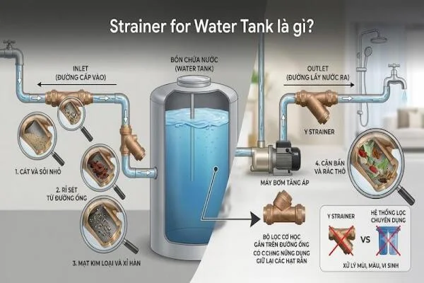 Strainer for Water Tank là gì