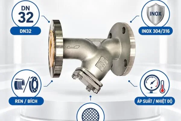 Đặc điểm, ưu điểm của Y lọc D32