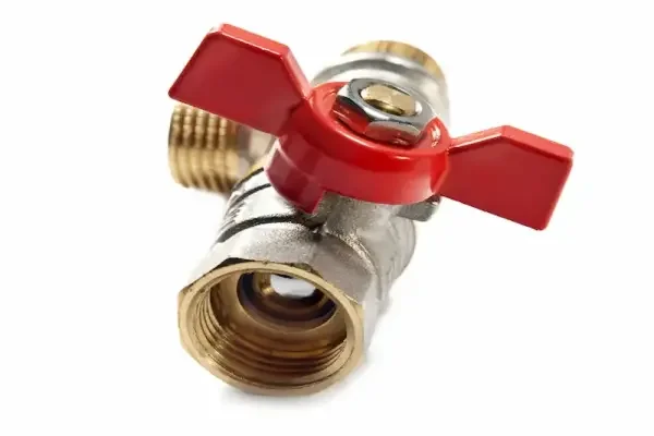 Water pipe on off valve