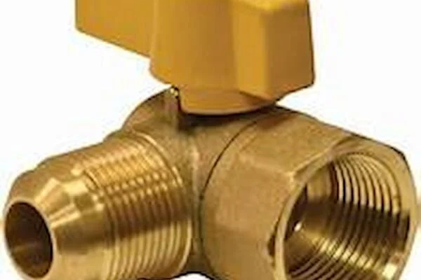 Brass gas ball valve