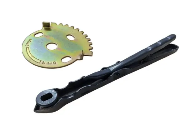 Butterfly valve handle