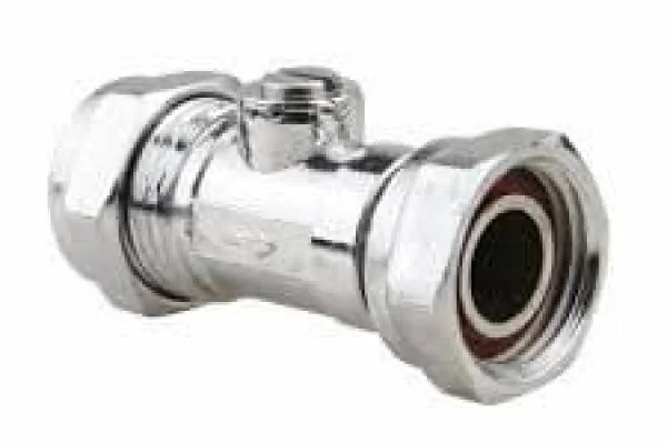 Straight service valve