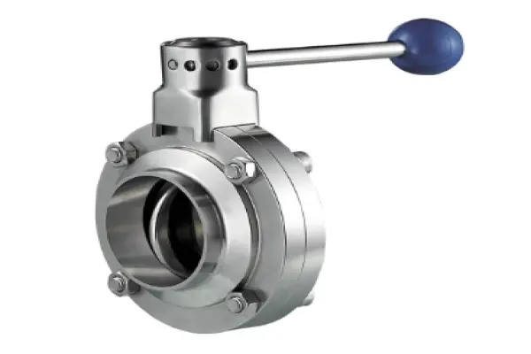 Sanitary butterfly valve