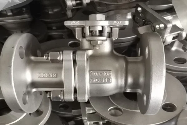 Van bi mặt bích inox