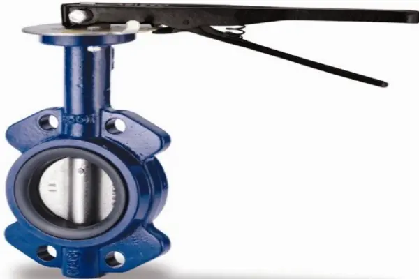 Van bướm tay gạt DN65