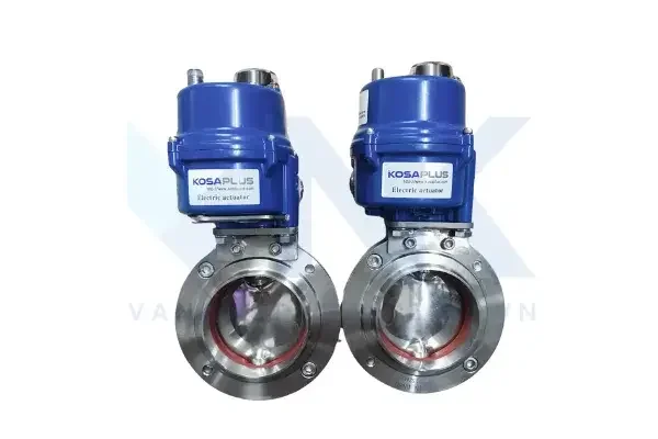 Van bướm vi sinh điều khiển điện