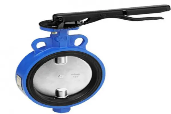 Wafer type butterfly valve