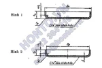 ĐÁY PHẲNG GẤP MÉP - KÍCH THƯỚC CƠ BẢN