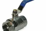 Chrome plated brass ball valve