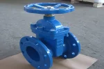 Van cổng mặt bích D100