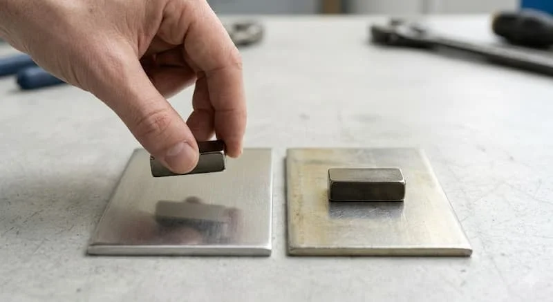 Thử bằng nam châm