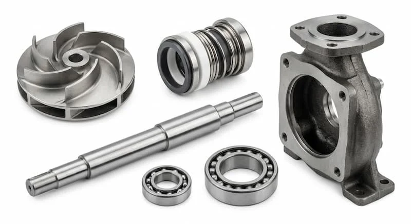 Định nghĩa về linh kiện máy bơm