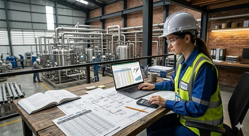 Những yếu tố của giá inox công nghiệp