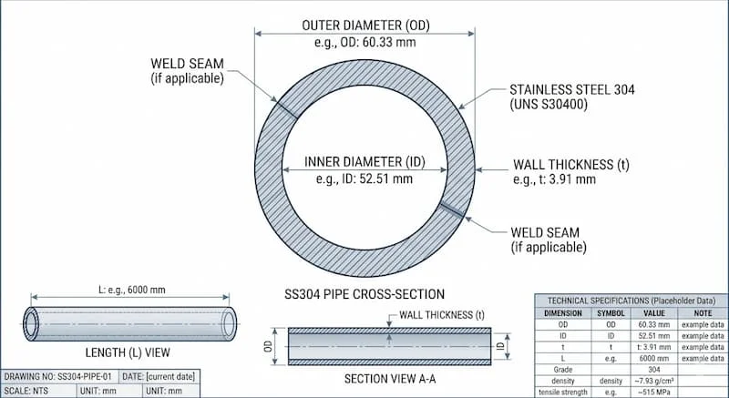 Ứng dụng của ống inox nước barem 304