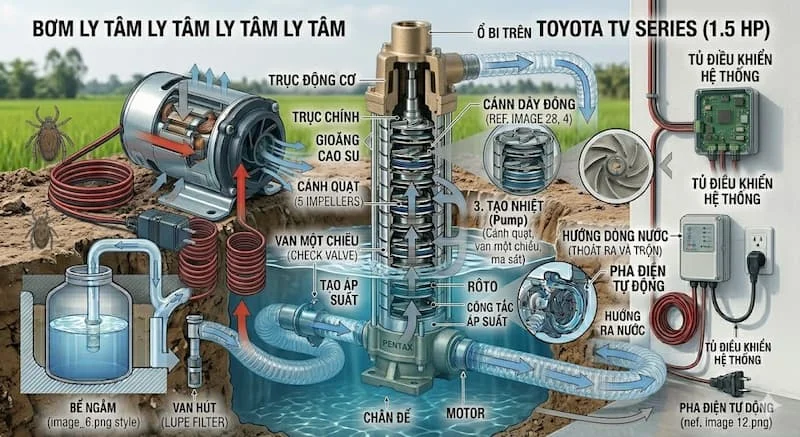 Nguyên lí hoạt động của bơm hỏa tiễn