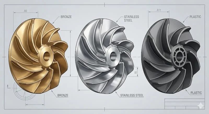 So sánh các loại cánh bơm