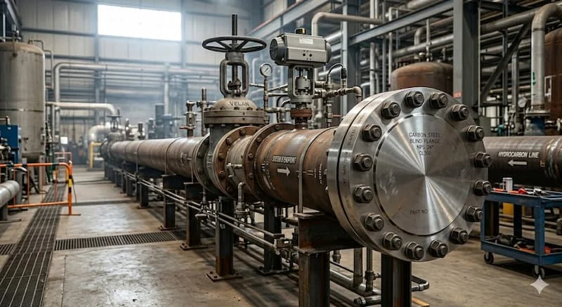 Nguyên lí hoạt động của mặt bích mù